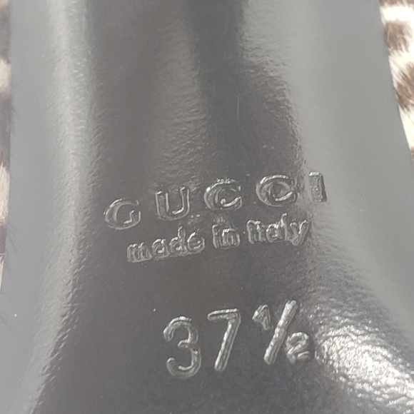 572- GUCCI Paloma Pony Hair Bootie 37.5EU 7 US - Picture 11 of 16